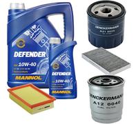 DENCKERMANN Controllo Set MANNOL Defender 10W-40 6L Per Fiat Bravo I 1.9 JTD