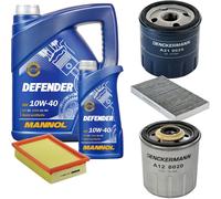 DENCKERMANN Controllo Set MANNOL Defender 10W-40 6L Per Fiat Bravo I 1.9 TD