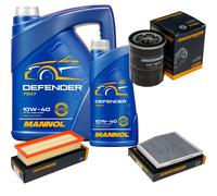 DENCKERMANN Controllo Set MANNOL Defender 10W-40 6L Per Fiat Doblo 1.4