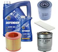 Denckermann Controllo Set mannol Defender 10W-40 6L per Fiat Ducato Van