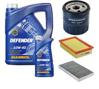 Denckermann Controllo Set Mannol Defender 10W-40 6L Per Fiat Marea Weekend