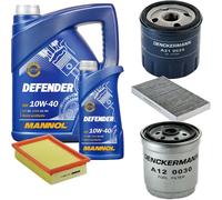 Denckermann Controllo Set Mannol Defender 10W-40 6L Per Fiat Marea Weekend