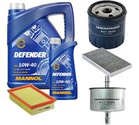 Denckermann Controllo Set Mannol Defender 10W-40 6L Per Fiat Marea Weekend