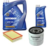 DENCKERMANN Controllo Set MANNOL Defender 10W-40 6L Per Ford Escort VII 1.4