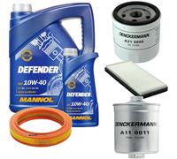 DENCKERMANN Controllo Set MANNOL Defender 10W-40 6L Per Ford Fiesta III 1.1