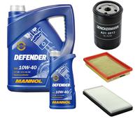 DENCKERMANN Controllo Set MANNOL Defender 10W-40 6L Per Ford Fiesta Kasten
