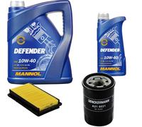 DENCKERMANN Controllo Set MANNOL Defender 10W-40 6L Per Honda Accord V 1.9I