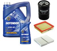 Denckermann Controllo Set Mannol Defender 10W-40 6L Per Honda HR-V 1.6 16V