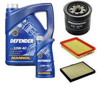 DENCKERMANN Controllo Set MANNOL Defender 10W-40 6L Per Hyundai Elantra 1.6