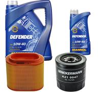Denckermann Controllo Set Mannol Defender 10W-40 6L Per Hyundai H-1 Kasten