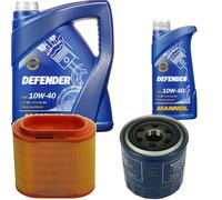 Denckermann Controllo Set Mannol Defender 10W-40 6L Per Hyundai H-1 Kasten