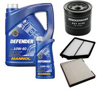 DENCKERMANN Controllo Set MANNOL Defender 10W-40 6L Per Hyundai Matrix 1.6