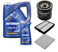 DENCKERMANN Controllo Set MANNOL Defender 10W-40 6L Per Hyundai Tucson 2.0