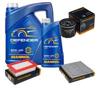 Denckermann Controllo Set mannol Defender 10W-40 6L per Intelligente For Two