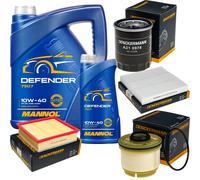 Denckermann Controllo Set Mannol Defender 10W-40 6L Per Isuzu D-Max II 2.5
