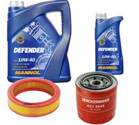 Denckermann Controllo Set Mannol Defender 10W-40 6L Per Lada 1200-1600 Nova