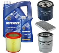 Denckermann Controllo Set Mannol Defender 10W-40 6L Per Lancia Lybra SW 1.9