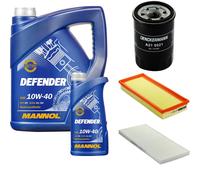 DENCKERMANN Controllo Set MANNOL Defender 10W-40 6L Per Lancia Y 1.2 16V