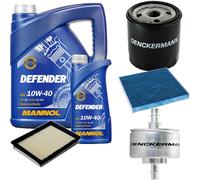 DENCKERMANN Controllo Set MANNOL Defender 10W-40 6L Per Mazda 2 1.4 1.25