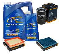 DENCKERMANN Controllo Set MANNOL Defender 10W-40 6L Per Mazda 2 1.6