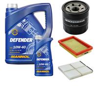 Denckermann Controllo Set Mannol Defender 10W-40 6L Per Mazda 323 F VI 1.6