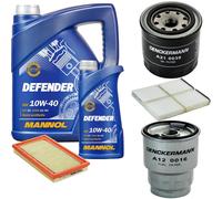 DENCKERMANN Controllo Set MANNOL Defender 10W-40 6L Per Mazda Premacy 2.0 TD