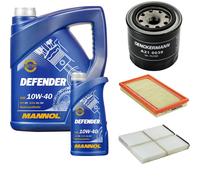 DENCKERMANN Controllo Set MANNOL Defender 10W-40 6L Per Mazda Premacy 2.0 TD