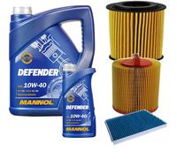 DENCKERMANN Controllo Set MANNOL Defender 10W-40 6L Per Mercedes C-Klasse