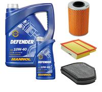 DENCKERMANN Controllo Set MANNOL Defender 10W-40 6L Per Mercedes C-Klasse