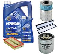 Denckermann Controllo Set mannol Defender 10W-40 6L per Mercedes Classe