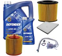 Denckermann Controllo Set Mannol Defender 10W-40 6L Per Mercedes E-Klasse