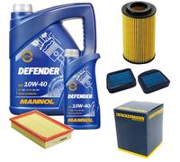 Denckermann Controllo Set Mannol Defender 10W-40 6L Per Mercedes E-Klasse