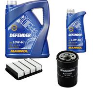 Denckermann Controllo Set Mannol Defender 10W-40 6L Per Mitsubishi Galant VI