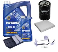 Denckermann Controllo Set Mannol Defender 10W-40 6L Per Mitsubishi Outlander