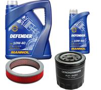 Denckermann Controllo Set Mannol Defender 10W-40 6L Per Nissan Pick-Up 2.4