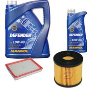 Denckermann Controllo Set Mannol Defender 10W-40 6L Per Opel Astra G Caravan