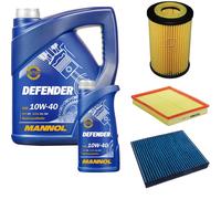 Denckermann Controllo Set Mannol Defender 10W-40 6L Per Opel Astra G CC 1.2