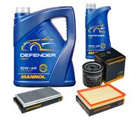 Denckermann Controllo Set Mannol Defender 10W-40 6L Per Opel Corsa C 1.4 1.8