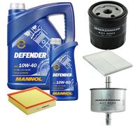 DENCKERMANN Controllo Set MANNOL Defender 10W-40 6L Per Opel Omega B 2.2 16V
