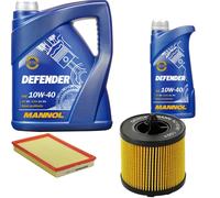 Denckermann Controllo Set Mannol Defender 10W-40 6L Per Opel Speedster