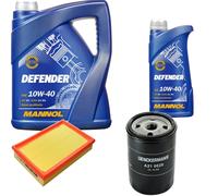 Denckermann Controllo Set Mannol Defender 10W-40 6L Per Opel Vectra A 1.7 D