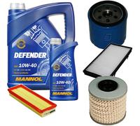 Denckermann Controllo Set Mannol Defender 10W-40 6L Per Opel Vivaro Kasten