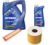 Denckermann Controllo Set Mannol Defender 10W-40 6L Per Peugeot 206 CC 1.6