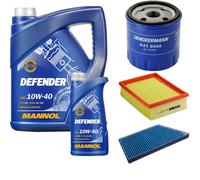 Denckermann Controllo Set Mannol Defender 10W-40 6L Per Peugeot 206 CC 2.0