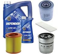 Denckermann Controllo Set Mannol Defender 10W-40 6L Per Peugeot Boxer Kasten