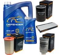 Denckermann Controllo Set Mannol Defender 10W-40 6L Per Peugeot Boxer Kasten