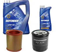 DENCKERMANN Controllo Set MANNOL Defender 10W-40 6L Per Renault 25 2.2