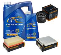 Denckermann Controllo Set Mannol Defender 10W-40 6L Per Renault Clio III 1.5