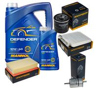 DENCKERMANN Controllo Set MANNOL Defender 10W-40 6L Per Renault Clio III 2.0