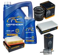 DENCKERMANN Controllo Set MANNOL Defender 10W-40 6L Per Renault Fluence 2.0